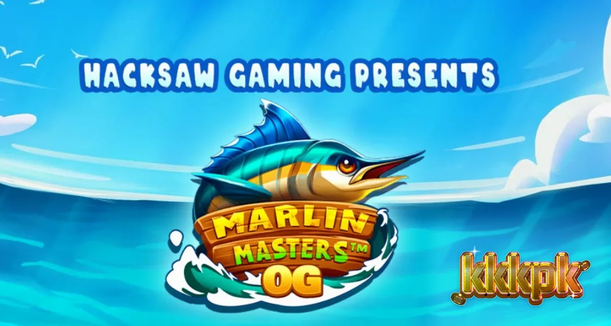 Marlin Masters OG سلاٹ کا ایک منظر جس میں مچھلی پکڑنے کا تھیم اور سمندری پس منظر دکھایا گیا ہے۔