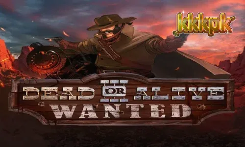 Dead or Alive 3: Wanted slot game interface showing gritty western theme